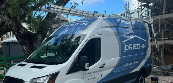 Dried-In company vehicle
